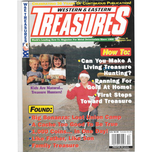 Western & Eastern Treasures Magazine - Treasure Hunting Dec 2002 M6