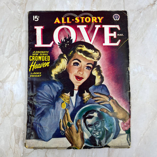 All Story Love 1948 March Romance Pulp Fiction Crystal Ball Doris Knight TJ1