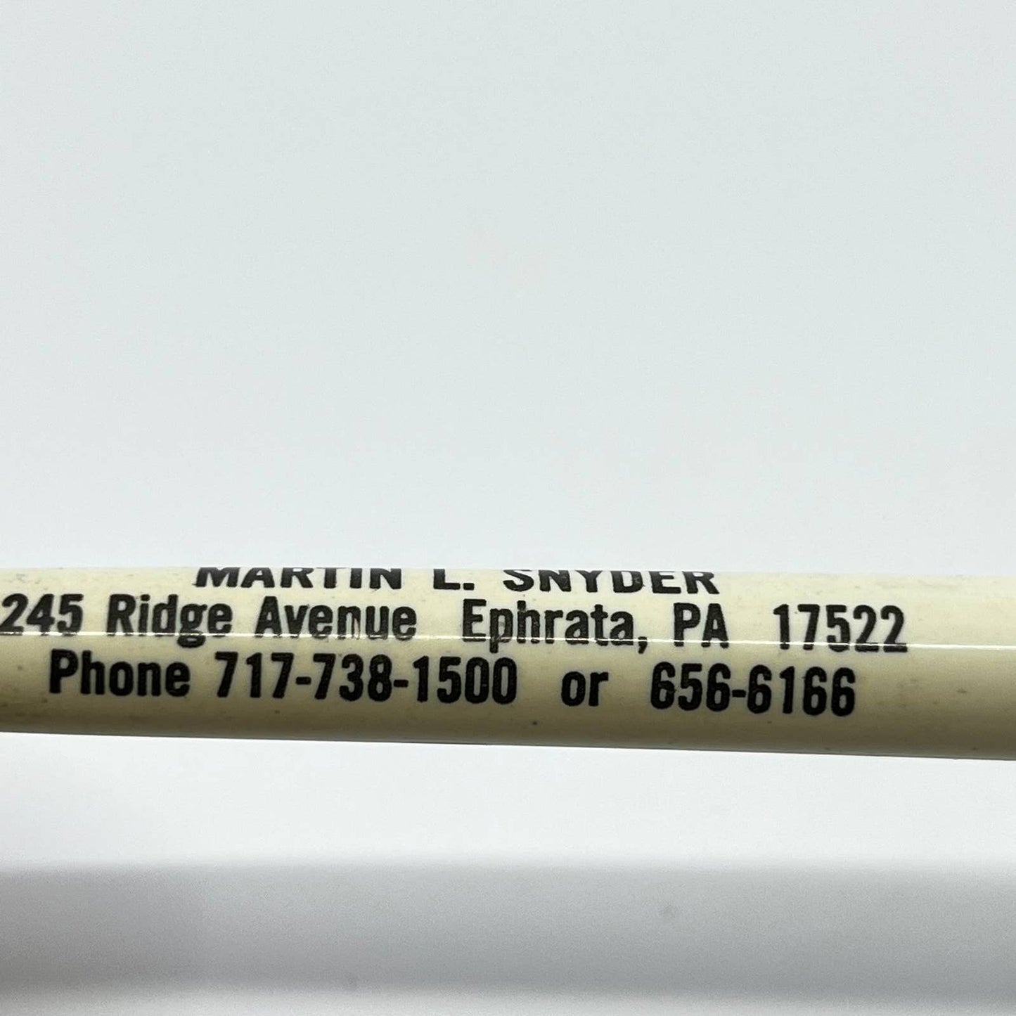 VTG Advertising Pen Pioneer Hi-Bred Martin L. Snyder Ephrata PA SC3