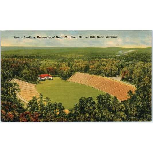 Kenan Stadium UNC Chapel Hill North Carolina - Original Postcard TJ7-RP3