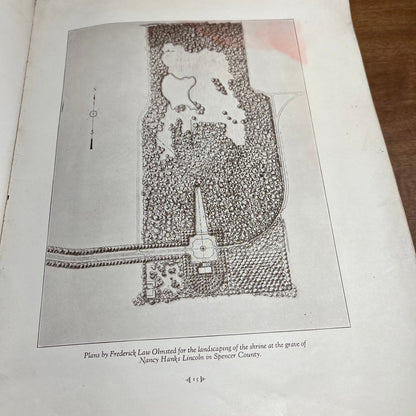 1927 Lincoln Memorials Booklet 16 pg w Pictures Bookwalter Indianapolis L2-1