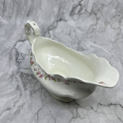 Antique John Maddock And Sons Royal Vitreous China Porcelain Gravy Boat TA1