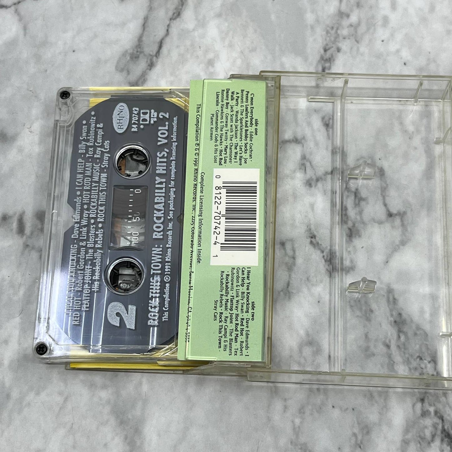 Rock This Town Rockabilly Hits Volume 2 Cassette Tape TJ6-81
