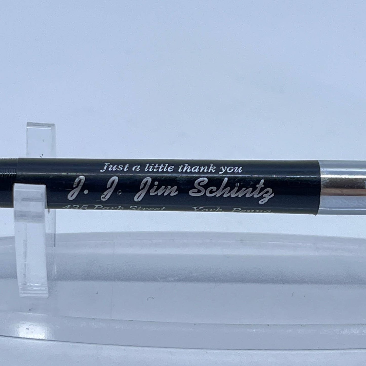 Vintage Mechanical Pencil J.J. Jim Schintz York PA SD7