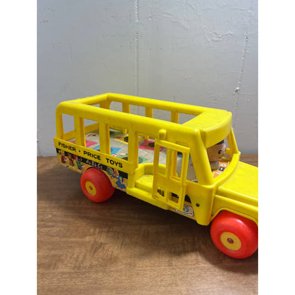 Vintage 1965 Fisher Price School Bus TG8