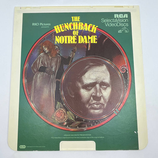 The Hunchback of Notre Dame RCA SelectaVision - CED VideoDisc TG2