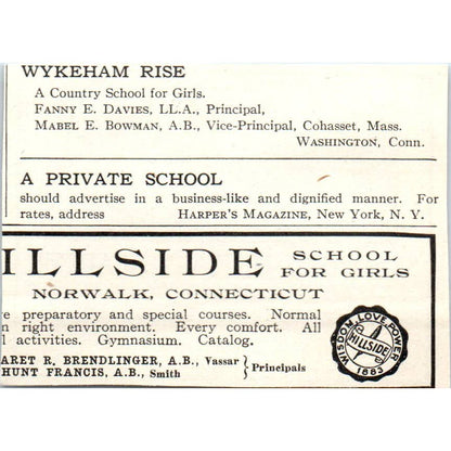 Stamford Military Academy Walter D. Gerken Ossining NY - 1921 Original Ad TJ7-S7