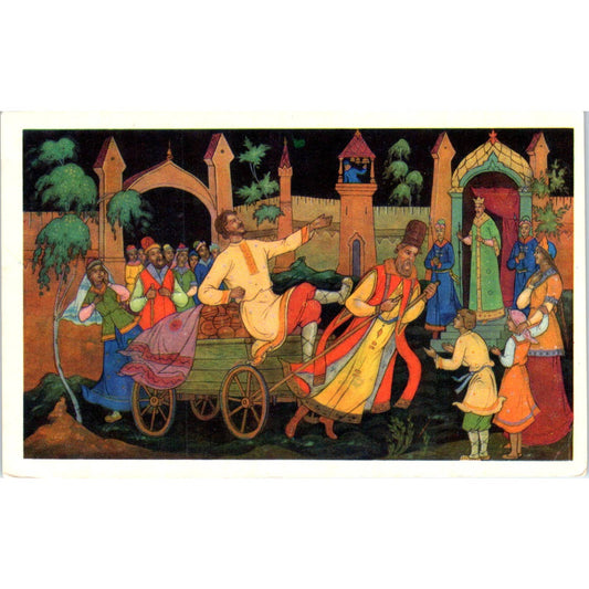 A. Kurkin Russian folk tale Original Postcard TK1-21
