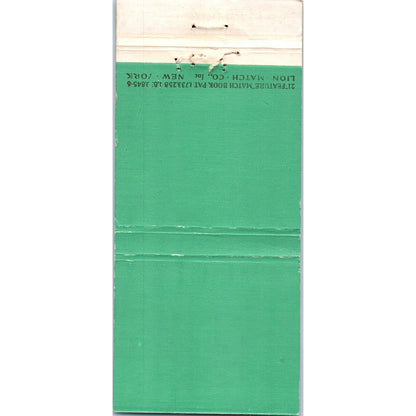 Royal Hawaiian on the Beach Waikiki Advertising Matchbook Cover MM10-3