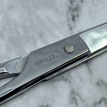 Vintage Farr USA Chrome Scissors Barber Shears SE9