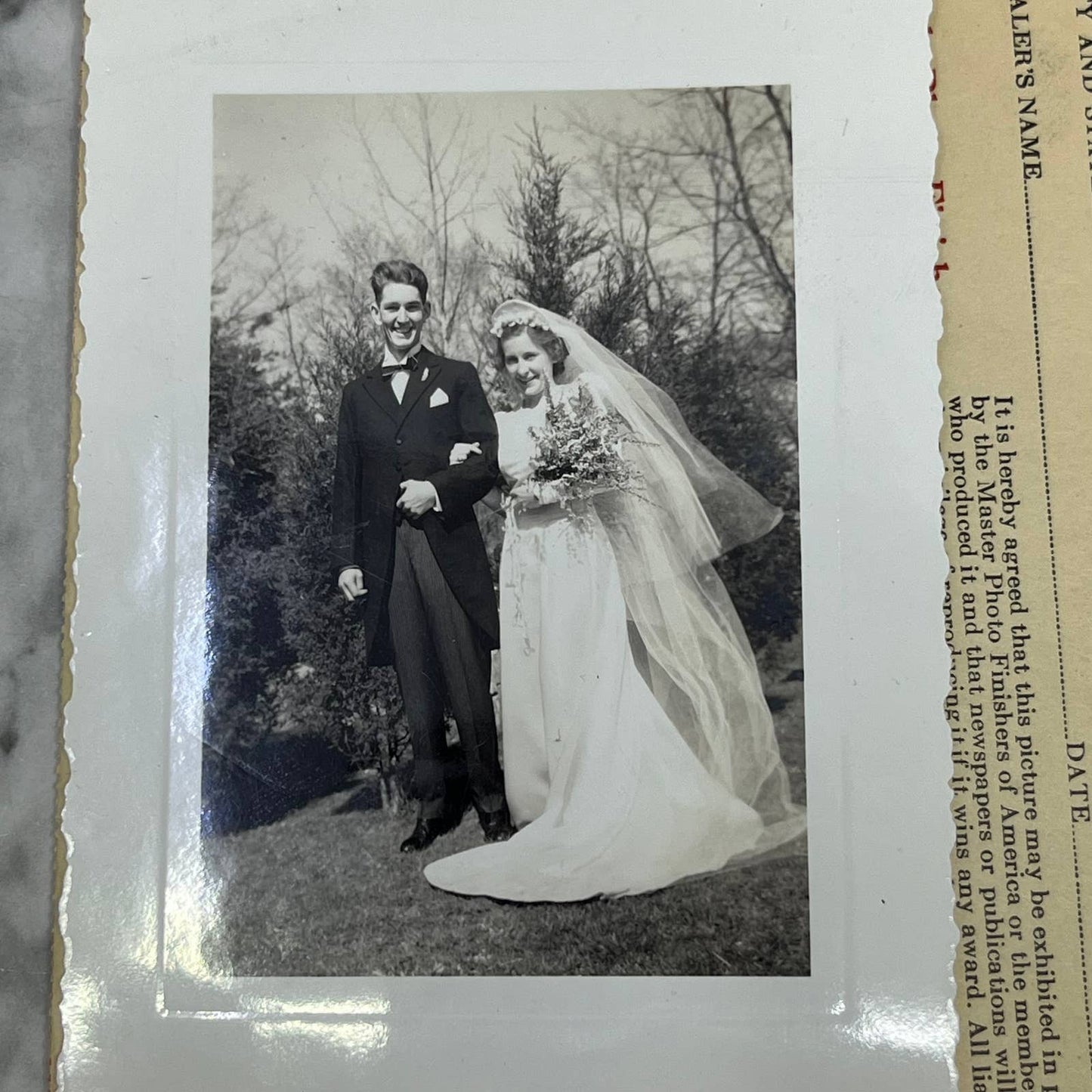 1930s Master Photo Finishers Amateur Photo Exhibition Wedding TJ9-PG7