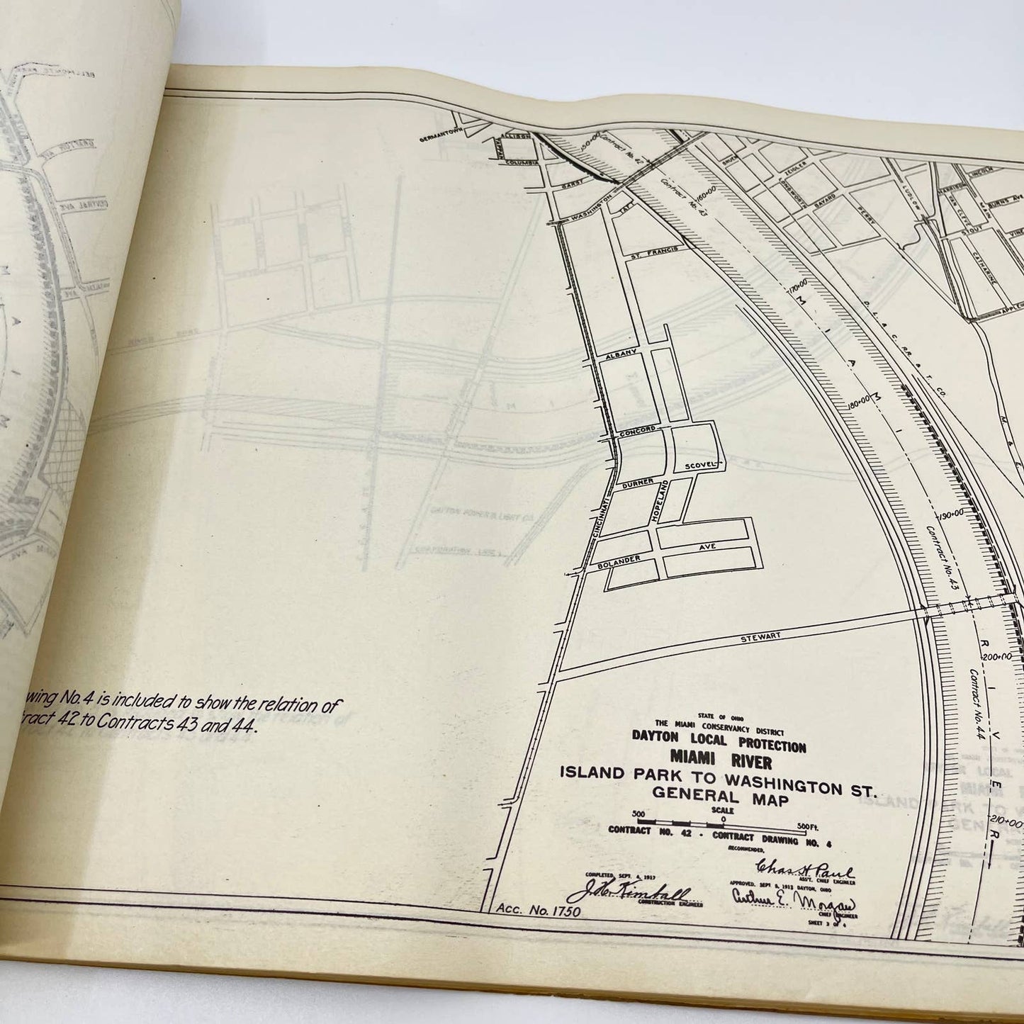 1910 Atlas Selected Contract and Information Drawings Dayton Ohio TE7