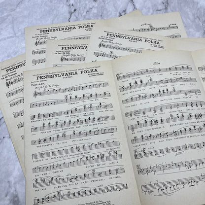 Pennsylvania Polka Fox Trot Big Band Chart Arrangement Sheet Music TH5
