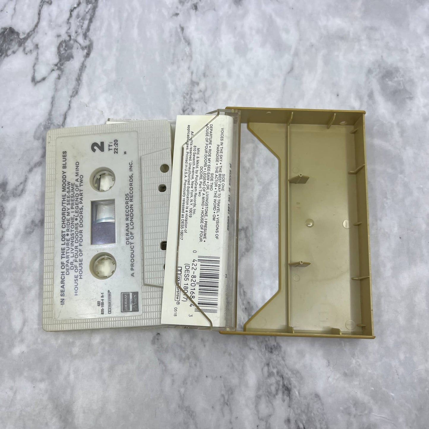 The Moody Blues - In Search of the Lost Chord Cassette Tape TD9-64