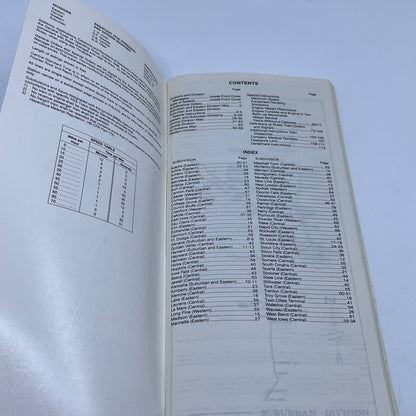 1988 Chicago & Northwestern Railroad Employee Timetable No. 9 TG6