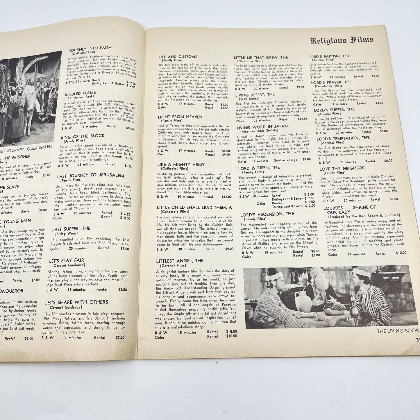 1960 IDEAL PICTURES 16MM Movie Rental and Loan Film Library Catalog TE2