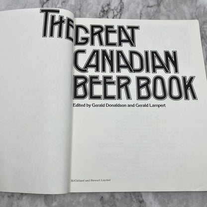 The Great Canadian Beer Book by Gerald Donaldson 1975 TK1