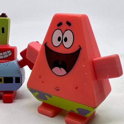 2009 Spongebob Burger King Toys Truth or Square SpongeBob Mr. Krabs Patrick TI4