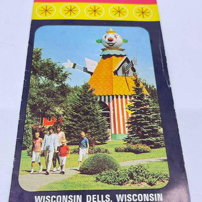 1970s Wisconsin Dells Storybook Gardens Amusement Park Brochure Fold Out SC6