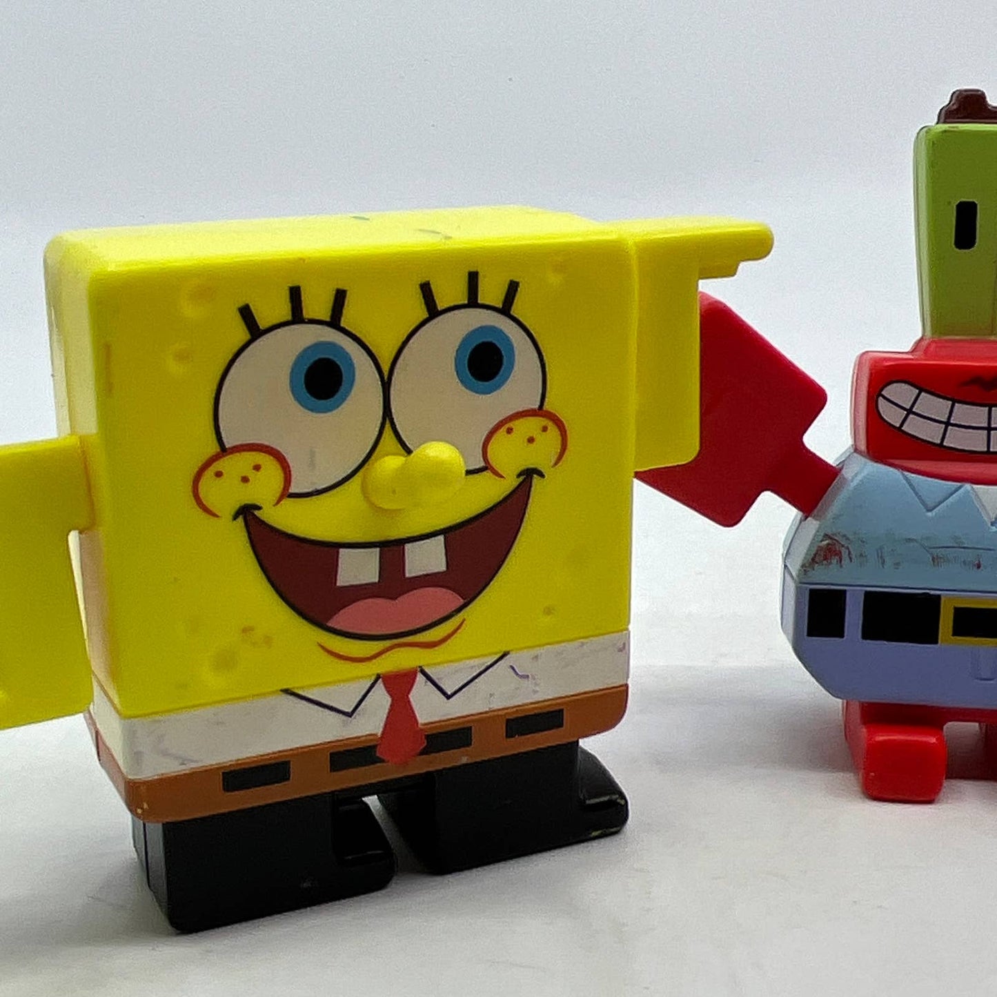 2009 Spongebob Burger King Toys Truth or Square SpongeBob Mr. Krabs Patrick TI4