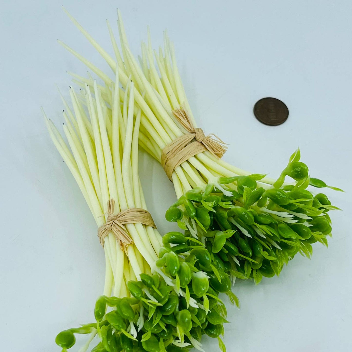 2 Bunches Vintage Artificial Fake Bean Sprouts TD3-1