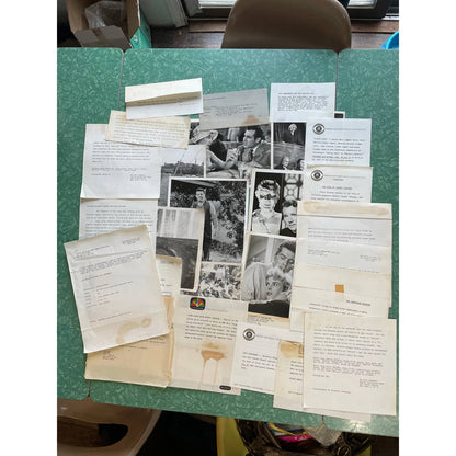 1960 Huge Lot of Assorted Press Release Photos & Papers TJ8