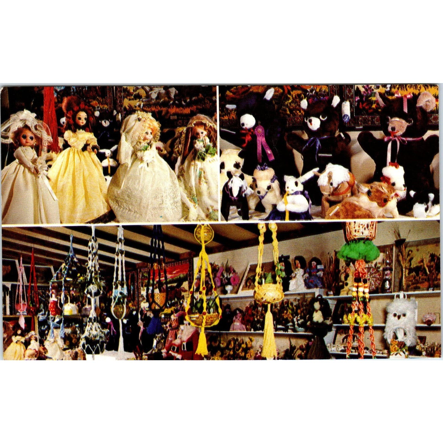 The Craft Barn in Whitney Nebraska 1980 Original Postcard PB7