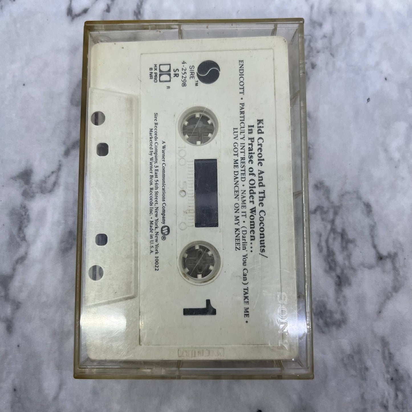 Kid Creole & The Coconuts, In Praise Of Older Women Cassette Tape TJ4-29