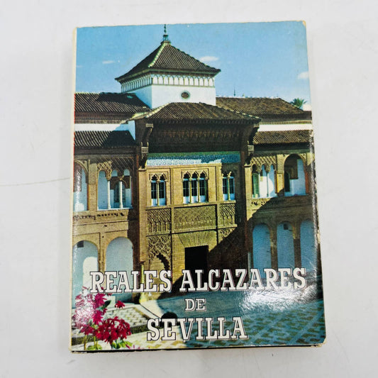 1960s Royal Alcazar of Seville Spain Mini Photo Souvenir Booklet EA1