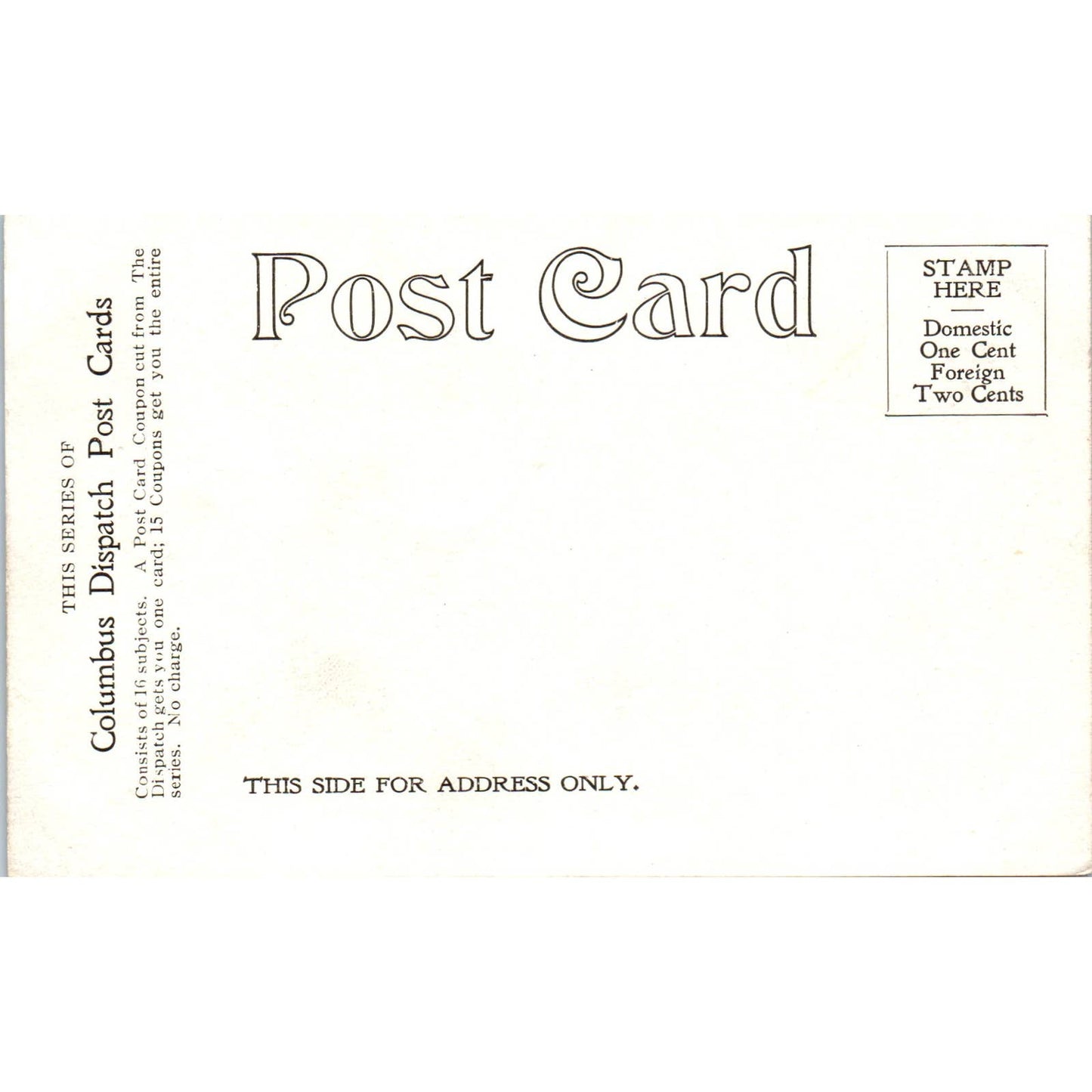 Antique Postcard Bird's-Eye View of Ohio State University Columbus Ohio TD9