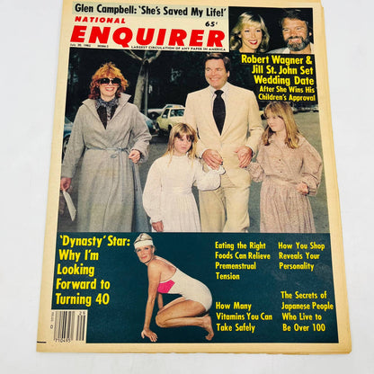 National Enquirer 1982 Robert Wagner Jill St. John Dynasty Liz Taylor FL2