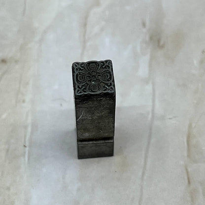 Vintage Letterpress Printers Block Celtic Cross Design 4 Leaf Clover TI7-S1
