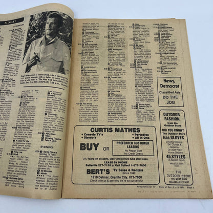 1979 Dec 2 Bellville IL News-Democrat TV Listings Magazine Aunt Mary TG6