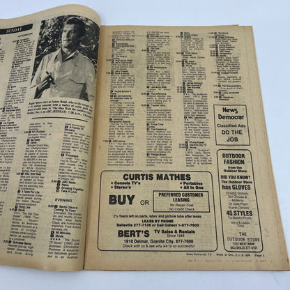 1979 Dec 2 Bellville IL News-Democrat TV Listings Magazine Aunt Mary L4-1