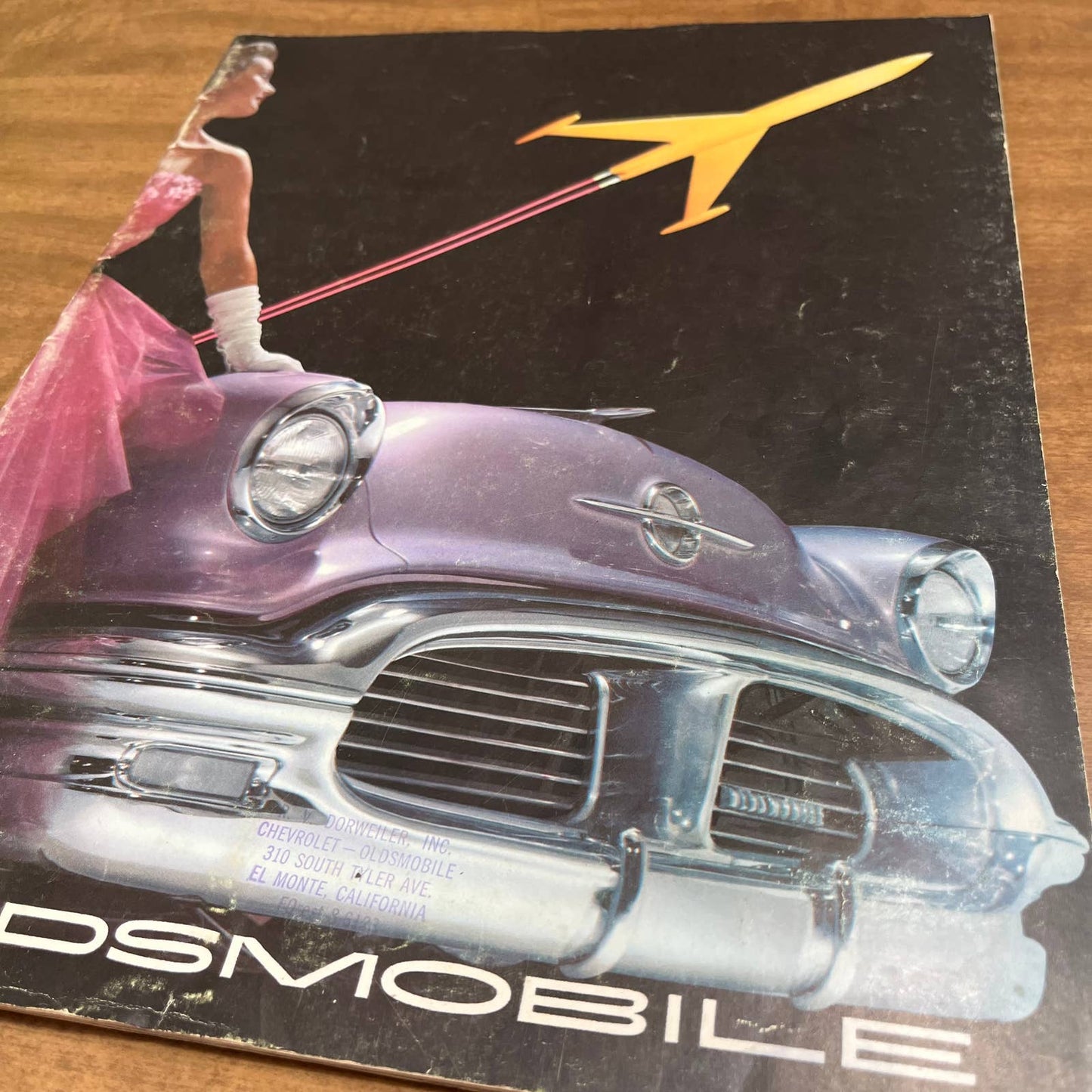 1956 Oldsmobile 13” Color Deluxe Sales Brochure NinetyEight Starfire Super 88 B4