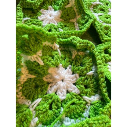 Vintage Crocheted Afghan Blanket Squares Craft Lot (43 Total) TD6