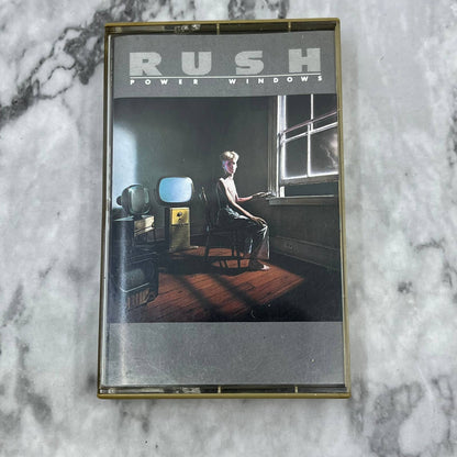 1985 RUSH Power Windows PolyGram Records Rock Album Cassette Tape TH1-32