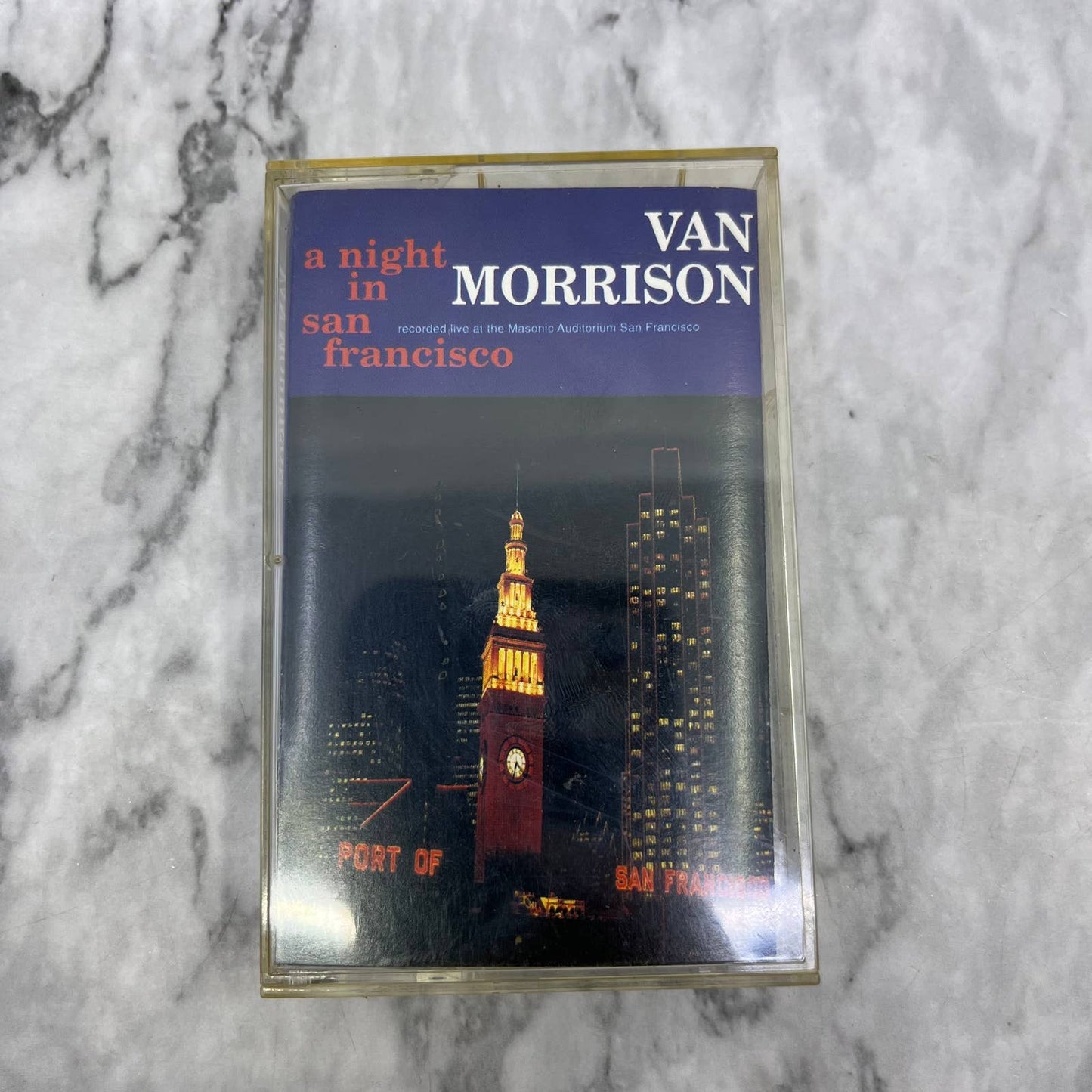 Van Morrison - A Night in San Francisco Cassette Tape TD8-67