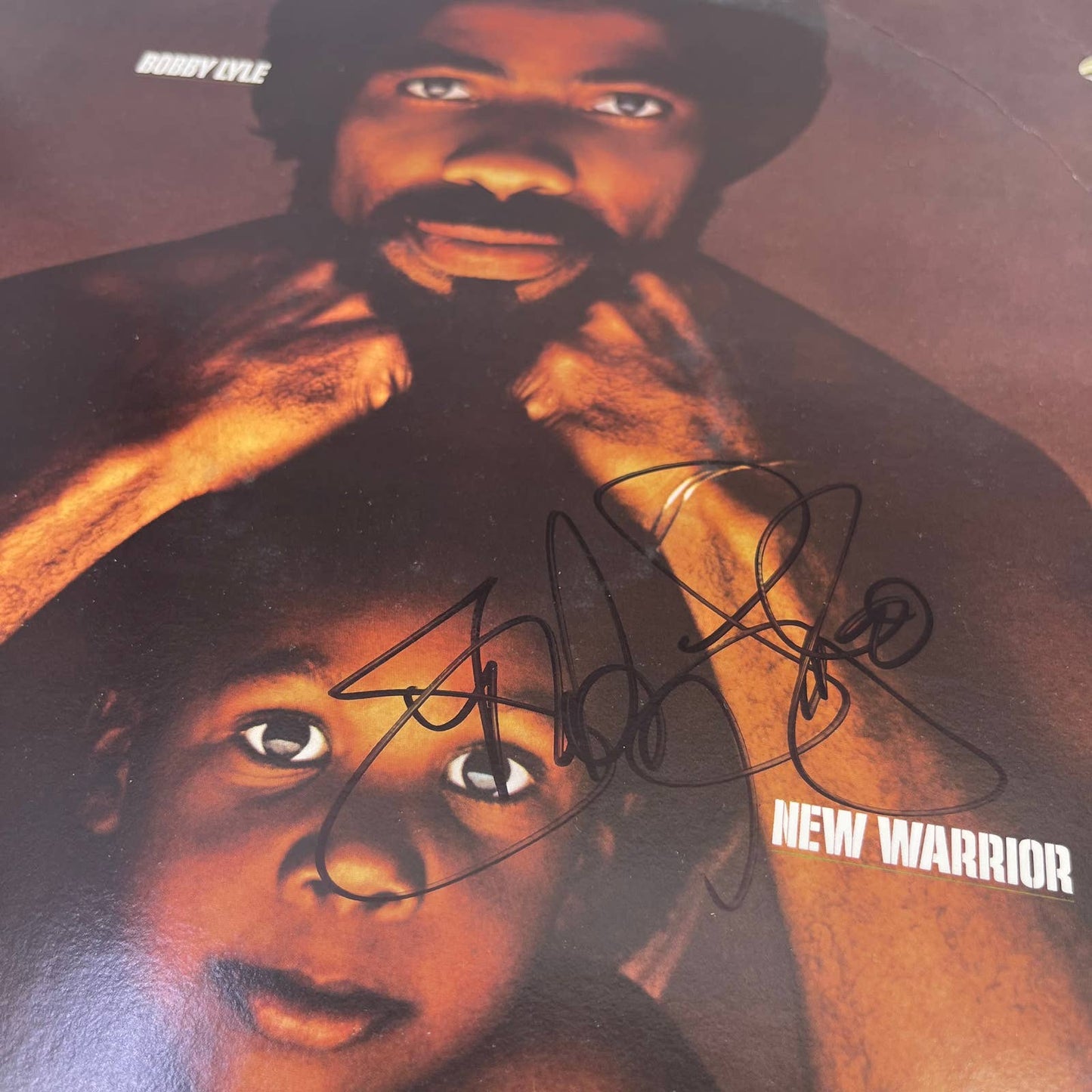 Bobby Lyle New Warrior Record Autographed Signed Authenticated TH3