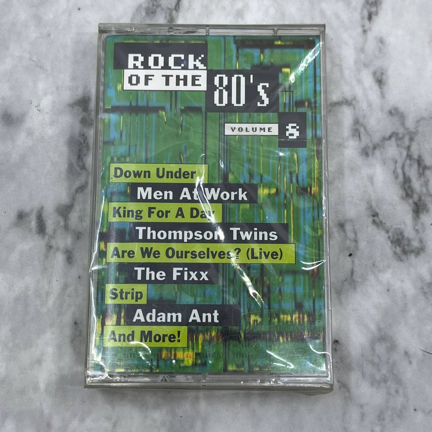 ROCK OF THE 80'S, VOL. 8 - NEW SEALED Cassette Tape TJ6-84