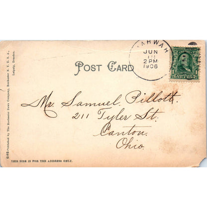 Prospect Peak Lynxville WI Burlington Route 1906 Original Postcard TJ9-P3