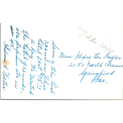 Broadmoor Hotel From the Lake Colorado Springs Colorado Original Postcard TK1-28