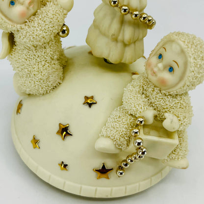 Snowbabies Dept 56 "Decorating the Tree" Music Box Collection TD3