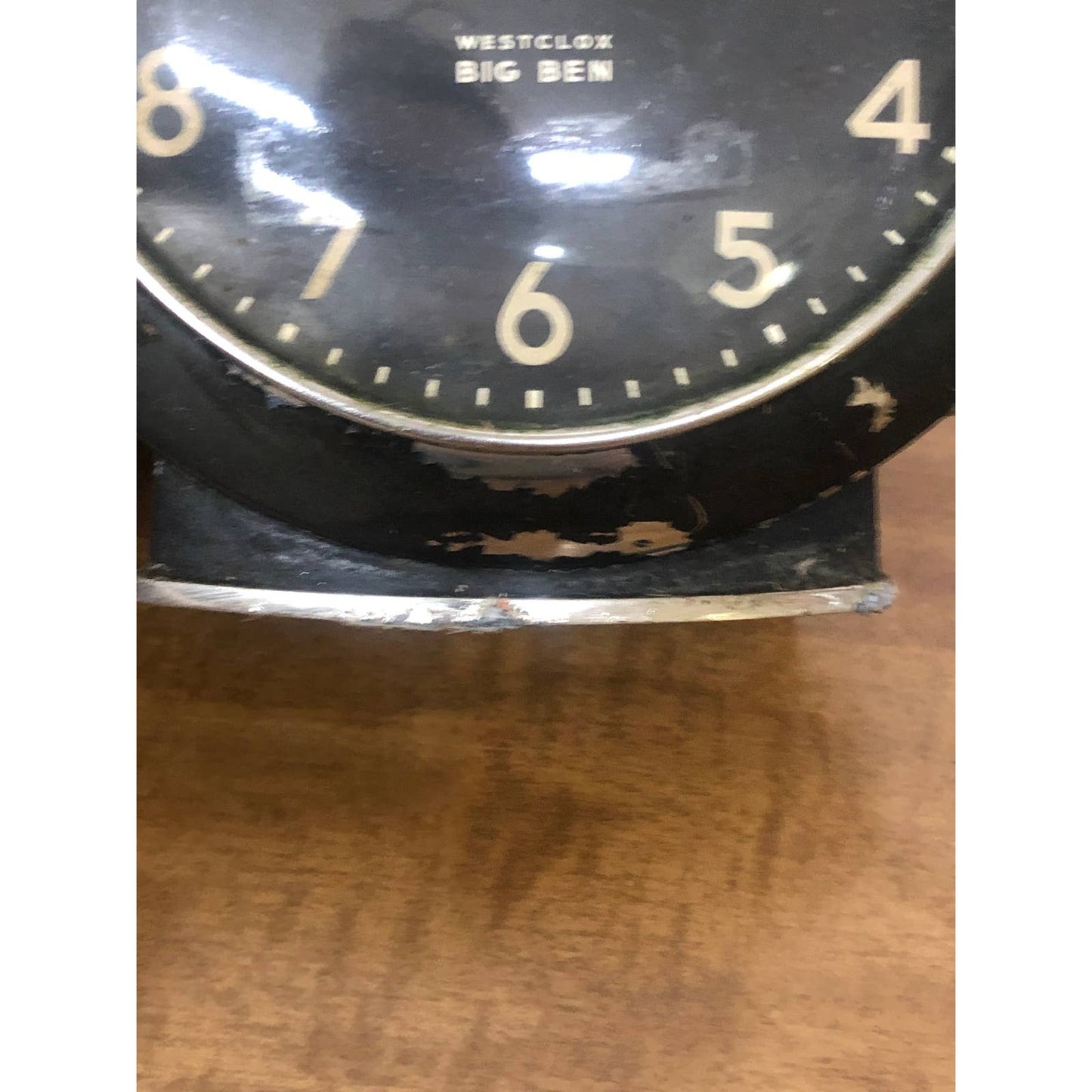 Vintage Black Westclox USA Big Ben Alarm Clock La Salle IL Untested TH4