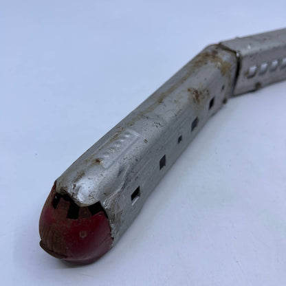 American Flyer Zephyr Metal Toy Train Set of 2 Cars 7” TH6