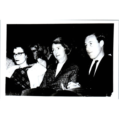 Pres. Ward & Robert Laurie at Ambassador Waller Address 1966 Photo 5x7 TK1-P4