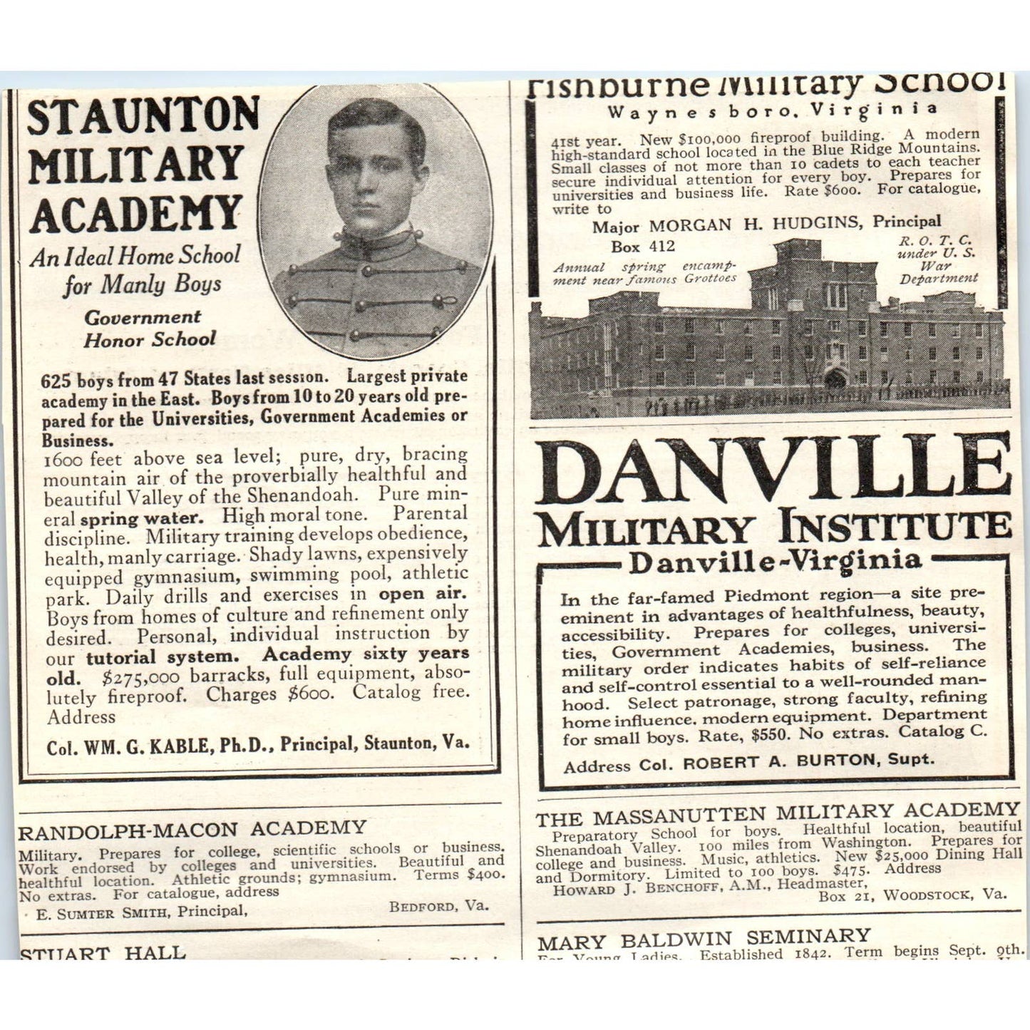 c1920 Harper's Ad -  Brenau College Conservatory for Women Gainesville GA EA3