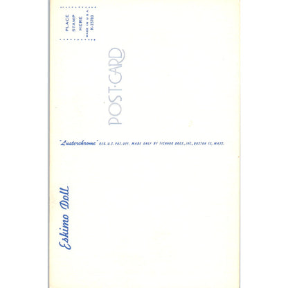 Eskimo Doll - Dolls of Many Lands Series Original Postcard PB4