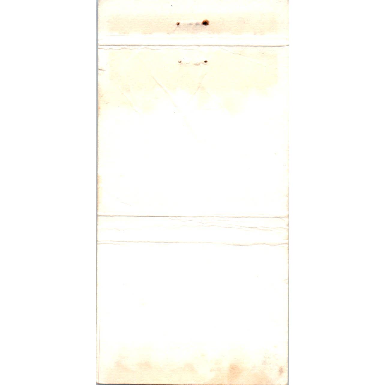 1974 Bob & Marcia 25th Silver Anniversary Matchbook Cover SA1-M6