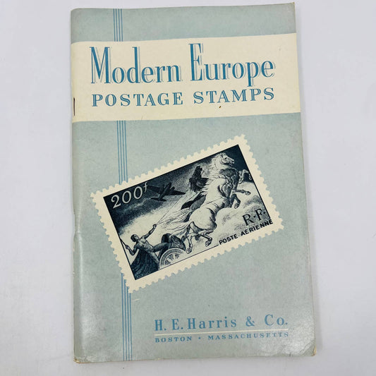 1948 Modern Europe Postage Stamps H.E. Harris & Co. TB6
